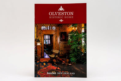 24-page full colour publication containing information about the Theomin Family, their home ‘Olveston’ and its collection. The guide book contains contemporary and historic photographs and pictures of the family’s 35-room mansion, together with detailed information about the many items in the collection contained in the house.